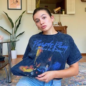 ❤️SOLD❤️ PRINCE PURPLE RAIN BAND TEE